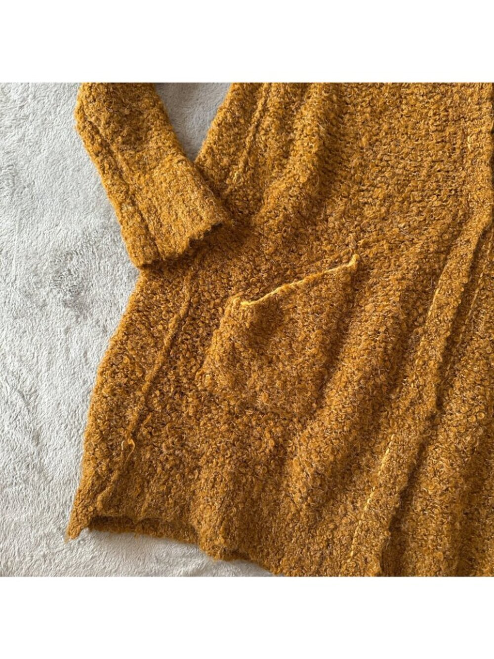 Free People Oversized Luxury Alpaca Blend Cardigan Sweater SMALL - Picture 2 of 8